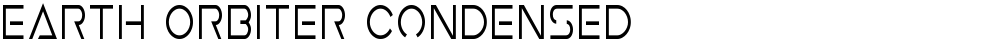 Earth Orbiter Condensed