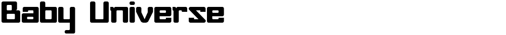 Baby Universe
