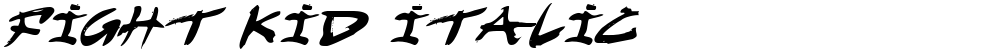 Fight Kid Italic