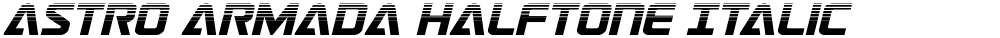 Astro Armada Halftone Italic