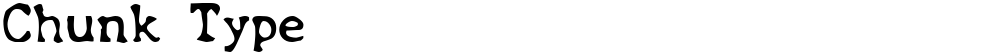 Chunk Type