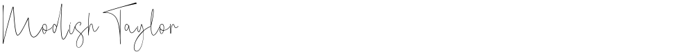 Modish Taylor