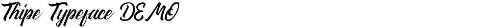 Thipe Typeface DEMO