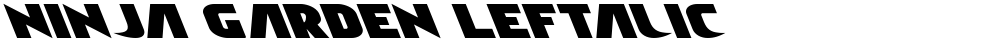 Ninja Garden Leftalic