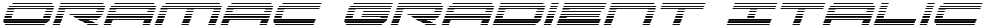 Oramac Gradient Italic