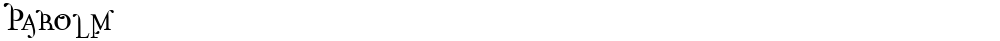 Parolm