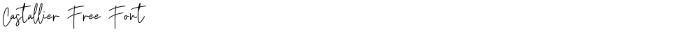 Castallier Free Font