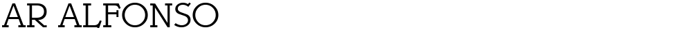 AR ALFONSO