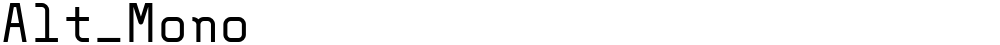 Alt_Mono