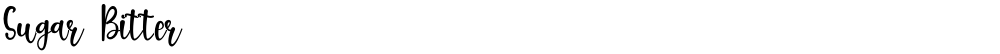 Sugar Bitter