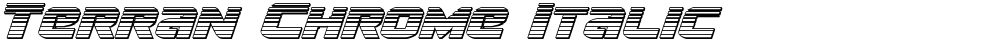 Terran Chrome Italic