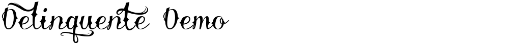 Delinquente Demo
