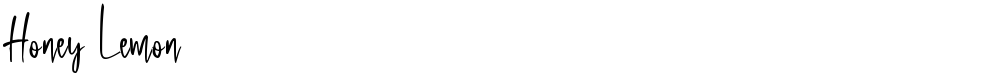 Honey Lemon