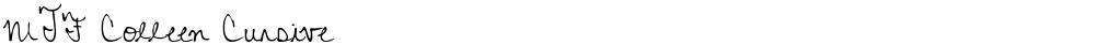 MTF Colleen Cursive