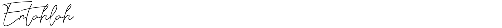 Entahlah