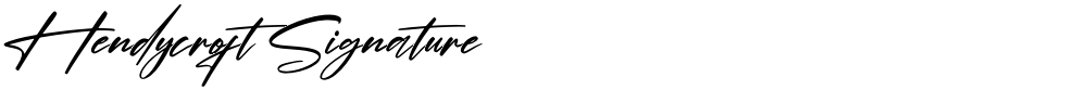 Hendycroft Signature