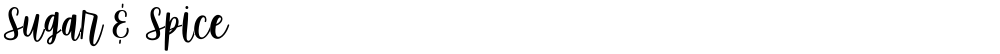 Sugar & Spice