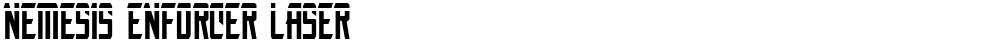 Nemesis Enforcer Laser